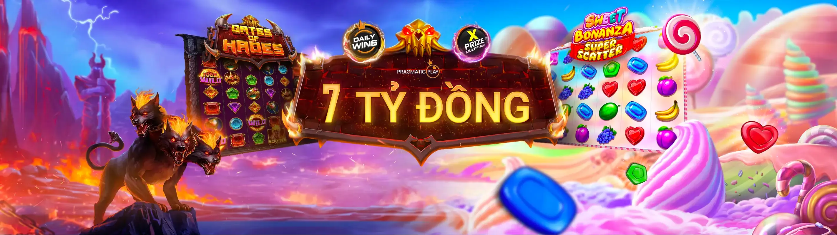 Giao diện Slot Game đầy màu sắc tại qh88ski nhà cái